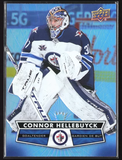 2021 2021-22 Upper Deck Tim Hortons Connor Hellebuyck Hockey card — Front