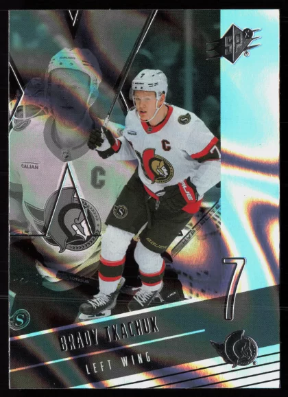 2025 2025-26 SPx Brady Tkachuk Hockey card — Front