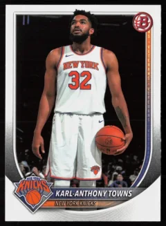 2025 2025-26 Bowman Karl-Anthony Towns Basketball card front — Card Source Canada