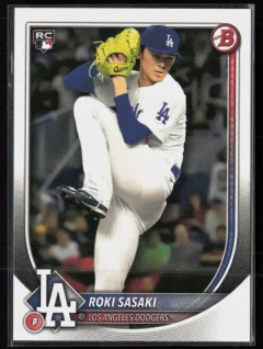 2025 2025 Bowman Roki Sasaki Baseball card front — Card Source Canada