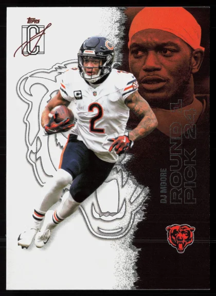 2025 2025 Topps Signature Class DJ Moore Football card — Front