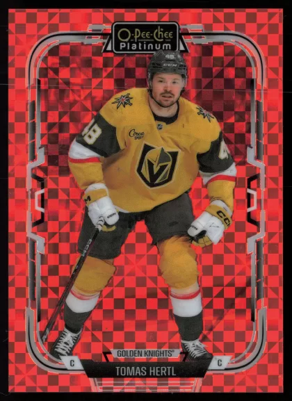 2025 2025-26 O-Pee-Chee Platinum Tomas Hertl Hockey card — Front