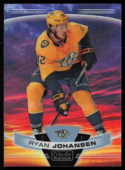 2019 2019-20 O-Pee-Chee Platinum Ryan Johansen Hockey card — Front