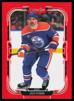 2025 2025-26 O-Pee-Chee Zach Hyman Hockey card front — Card Source Canada