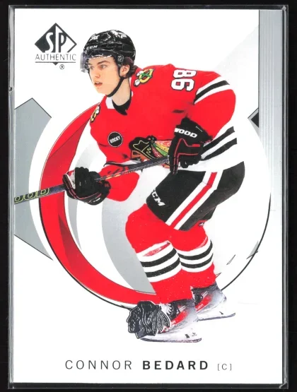 2024 2024-25 SP Authentic Connor Bedard Hockey card — Front