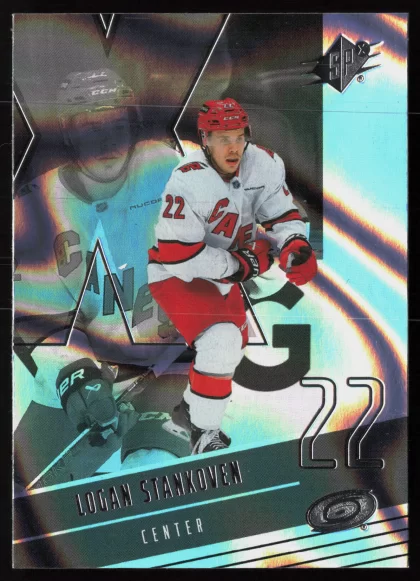2025 2025-26 SPx Logan Stankoven Hockey card — Front
