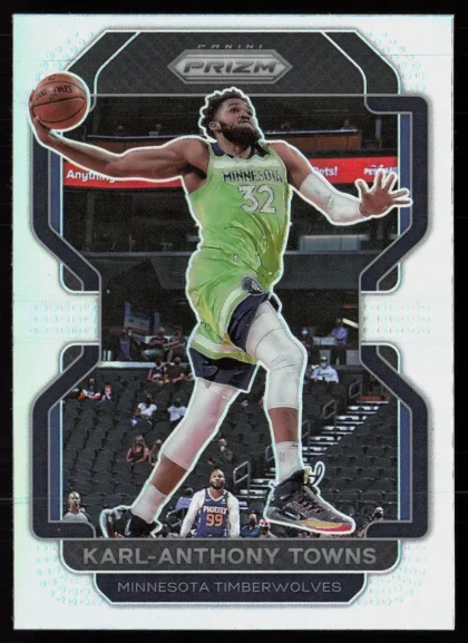 2021 2021-22 Panini Prizm Karl-Anthony Towns Basketball card — Front