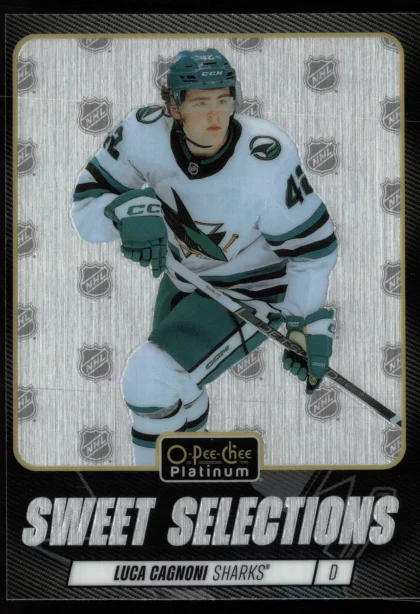 2025 2025-26 O-Pee-Chee Platinum Luca Cagnoni Hockey card — Front