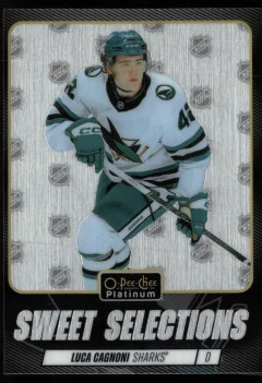 2025 2025-26 O-Pee-Chee Platinum Luca Cagnoni Hockey card front — Card Source Canada