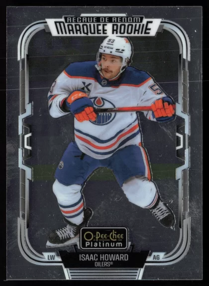 2025 2025-26 O-Pee-Chee Platinum Isaac Howard Hockey card — Front
