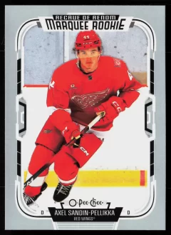 2025 2025-26 O-Pee-Chee Axel Sandin-Pellikka Hockey card front — Card Source Canada