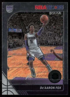2019 2019-20 Hoops Premium Stock De'Aaron Fox Basketball card front — Card Source Canada