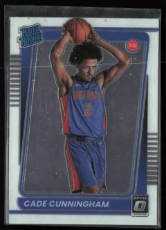 2021 2021-22 Donruss Optic Cade Cunningham Basketball card front — Card Source Canada