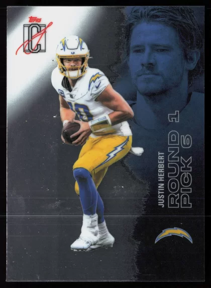 2025 2025 Topps Signature Class Justin Herbert Football card — Front