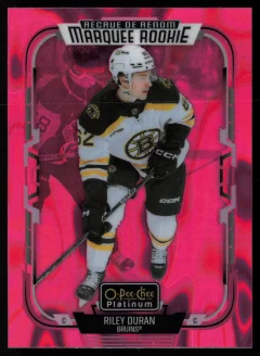 2025 2025-26 O-Pee-Chee Platinum Riley Duran Hockey card front — Card Source Canada