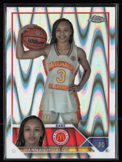 2023 2023 Topps Chrome McDonald's All American Hannah Hidalgo Basketball card — Front
