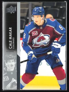 2021 2021-22 Upper Deck Cale Makar Hockey card front — Card Source Canada