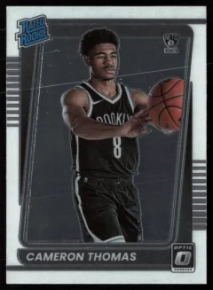 2021 2021-22 Donruss Optic Cameron Thomas Basketball card front — Card Source Canada
