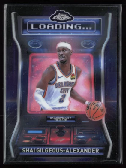 2025 2025-26 Topps Chrome Shai Gilgeous-Alexander Basketball card — Front