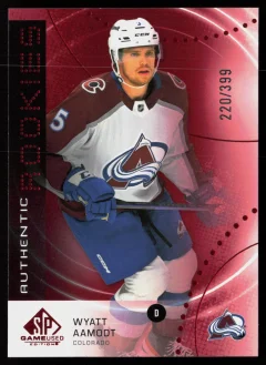 2025 2025-26 SP Game Used Wyatt Aamodt Hockey card front — Card Source Canada